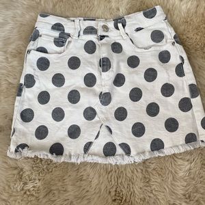 Zara girls jean skirt